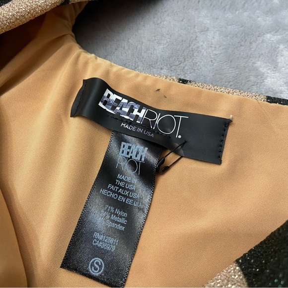 New! BEACH RIOT Celine One-Piece harlequin diamond pattern 27699 - Picture 10 of 12